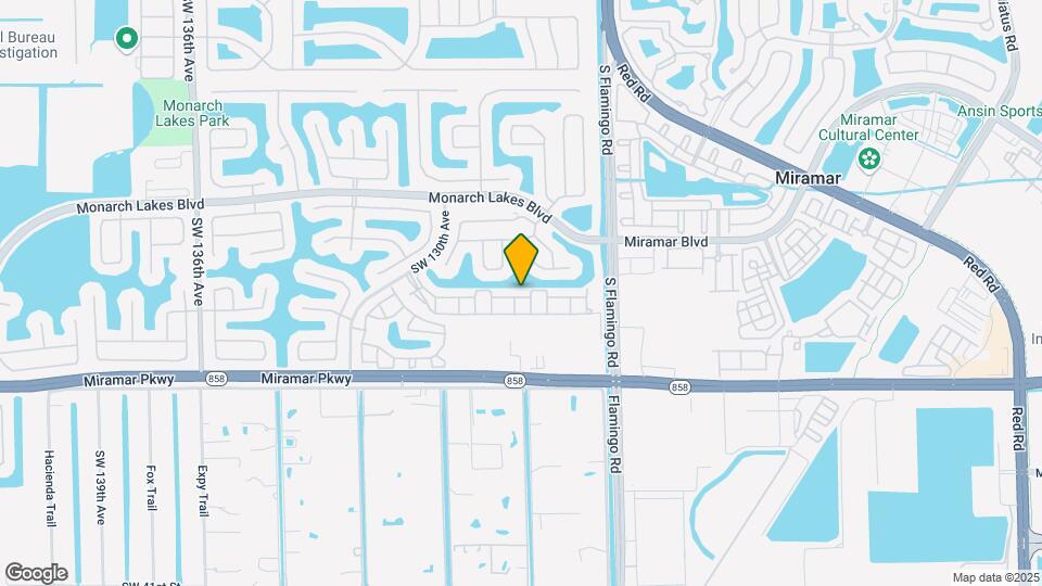 12751 SW 28th Ct Map and Location Details