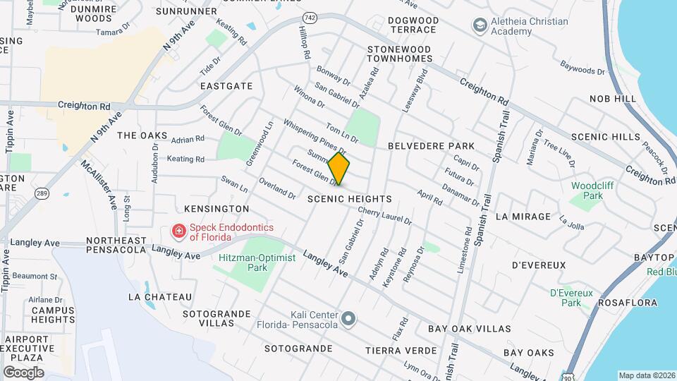 3831 Forest Glen Dr Map and Location Details