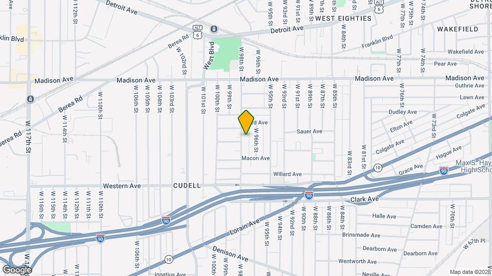 2133 W 98th St Map and Location Details