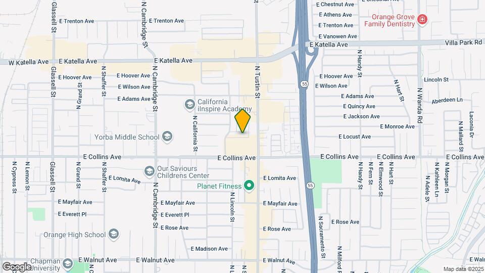 1522 E Locust Ave Mapa y Detalles de la Ubicación