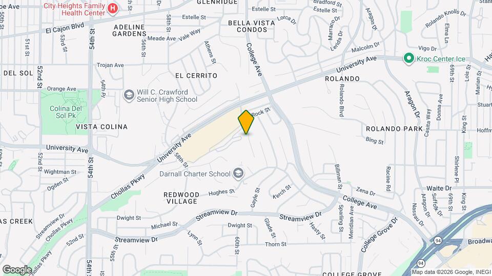 3942 Marron St, Unit Furnished Studio Mapa y Detalles de la Ubicación