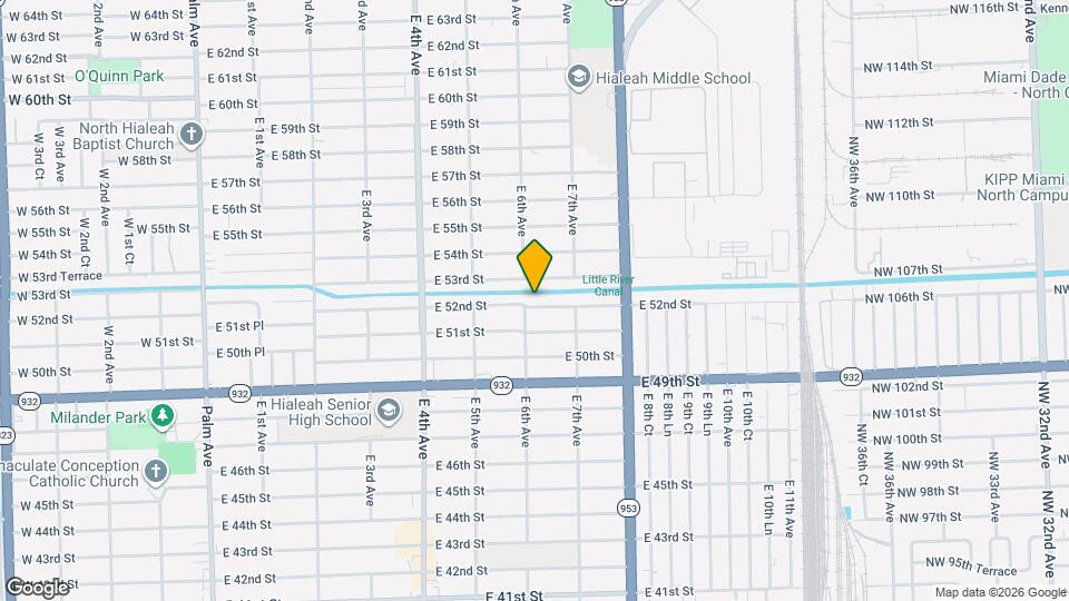 621 E 52nd St Map and Location Details