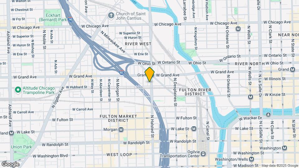 440 N Halsted St Map and Location Details