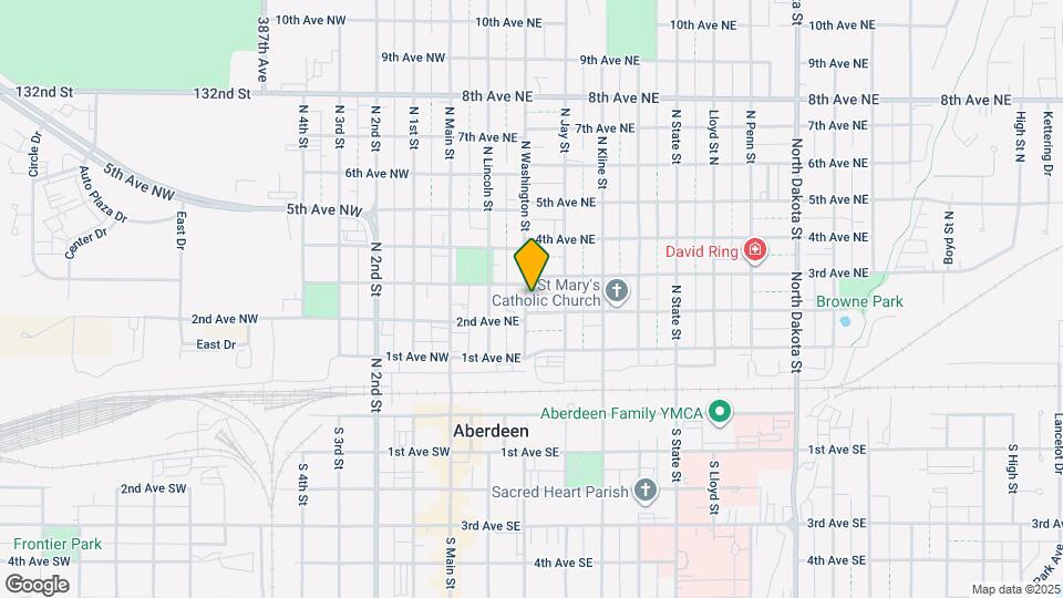 202 N Washington St Map and Location Details