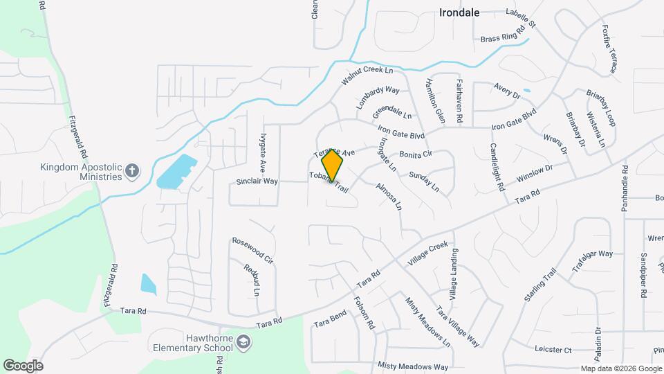 10411 Tobano Trail Map and Location Details