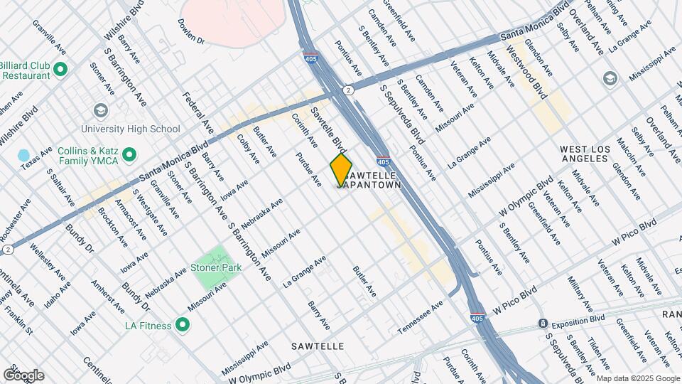1845 Corinth Ave Mapa y Detalles de la Ubicación