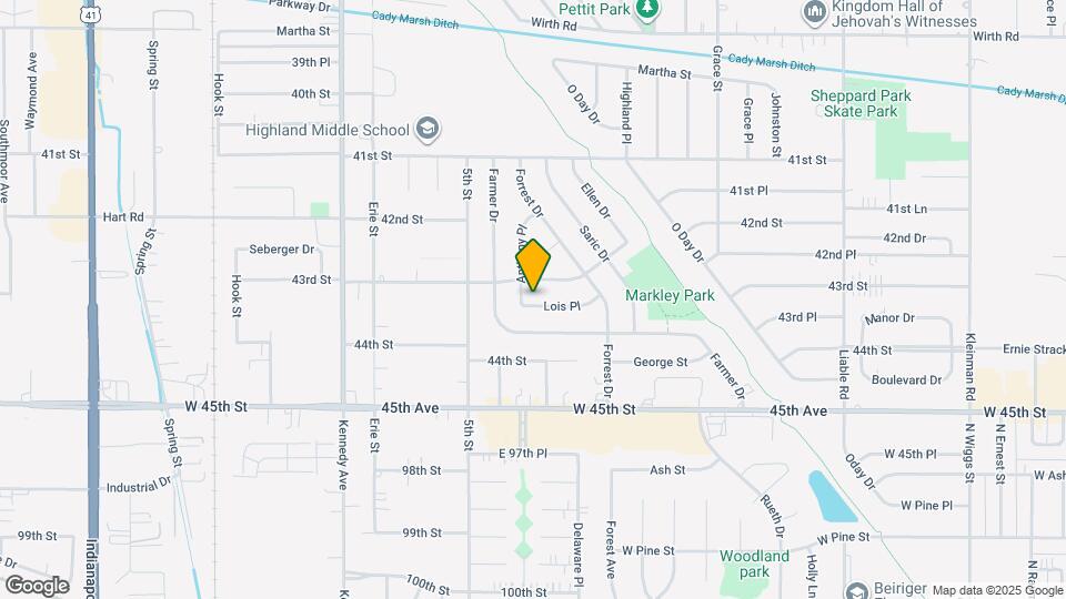 3103 Lois Pl Map and Location Details