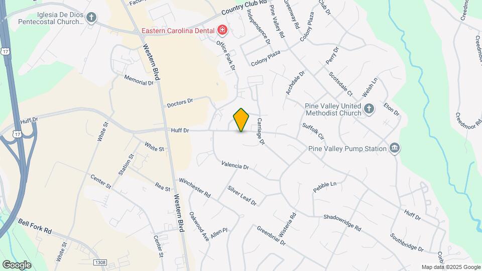 280 Huff Dr Map and Location Details