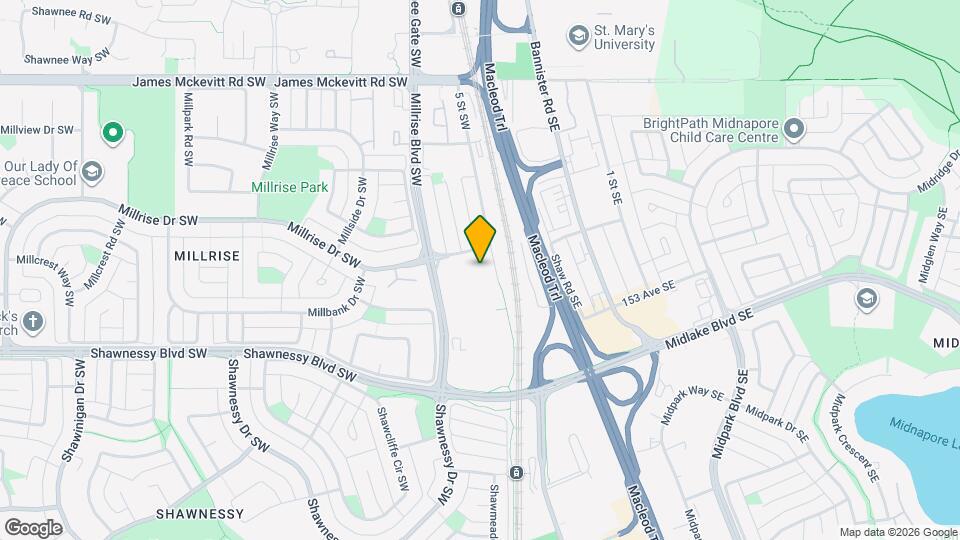 11-111 Millrise Dr SW Map and Location Details