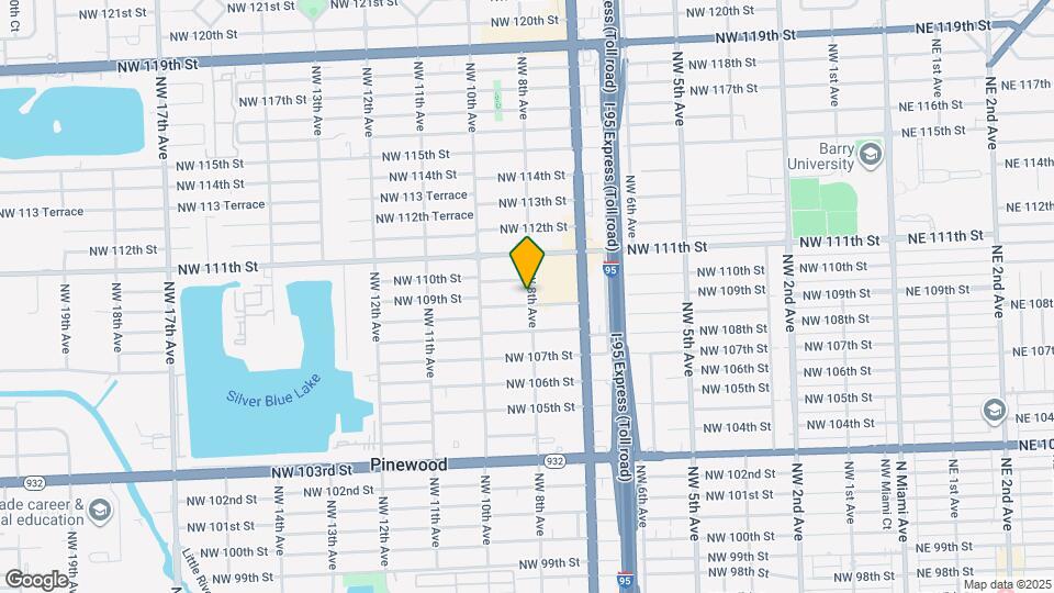 801 NW 109th St Map and Location Details