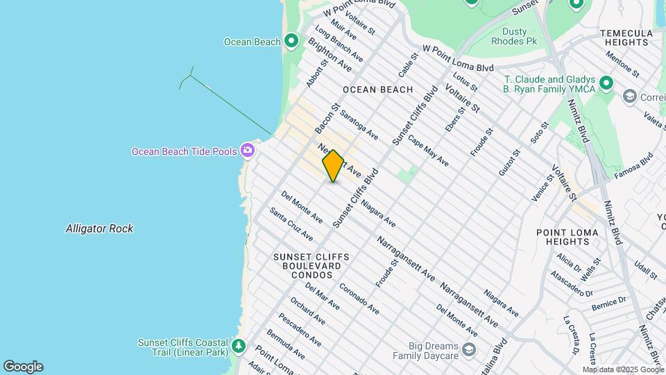 4873 NIAGARA Ave Mapa y Detalles de la Ubicación