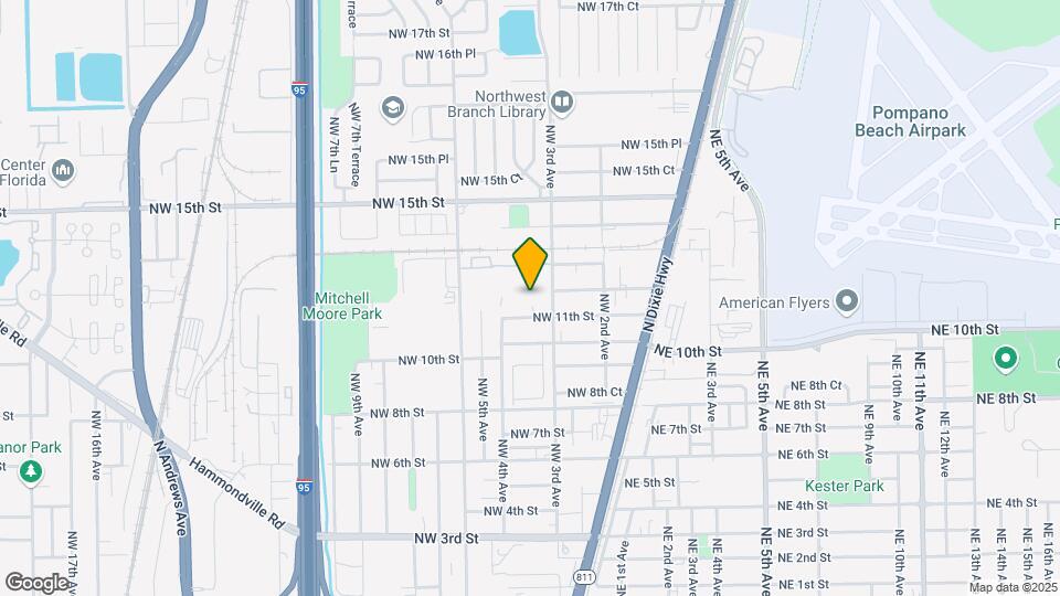 1121 NW 3rd Ave Map and Location Details