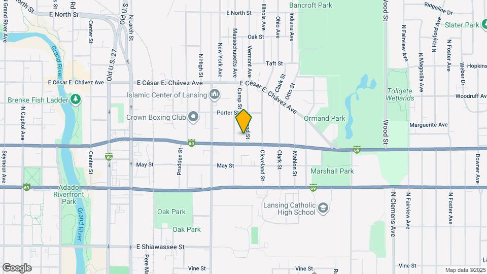 911 Farrand St Map and Location Details