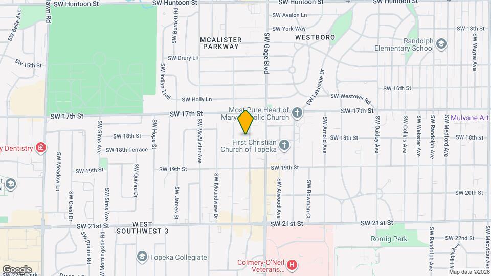 1743 SW Mission Ave Map and Location Details