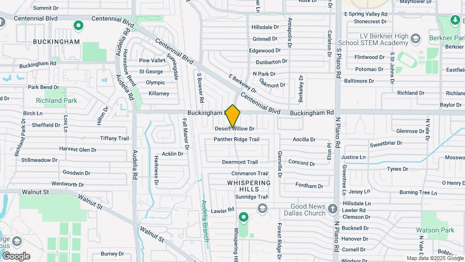 10144 Desert Willow Dr Map and Location Details