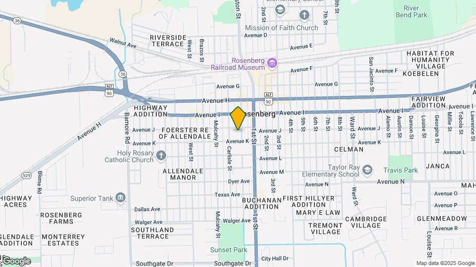 1208 Houston St, Unit 1208 Houston st #2 Map and Location Details