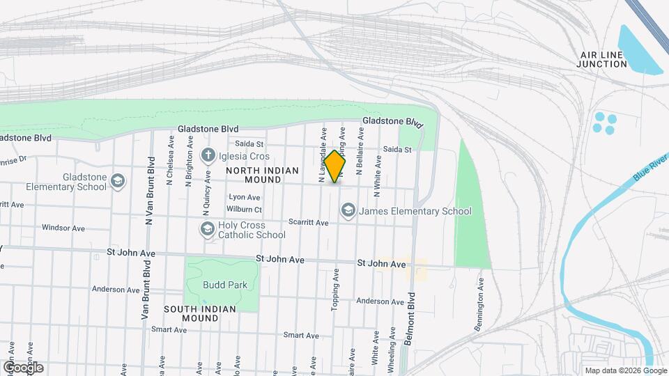 5713 Norledge Ave Map and Location Details