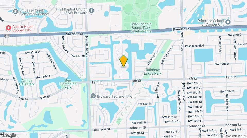 1821 NW 96th Ter, Unit 5-o Mapa y Detalles de la Ubicación
