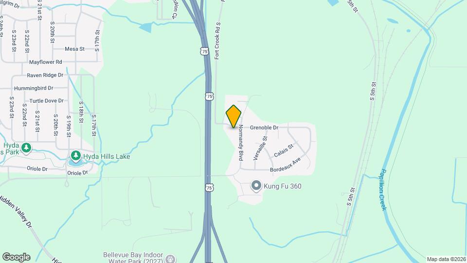 1105 Grenoble Dr Map and Location Details