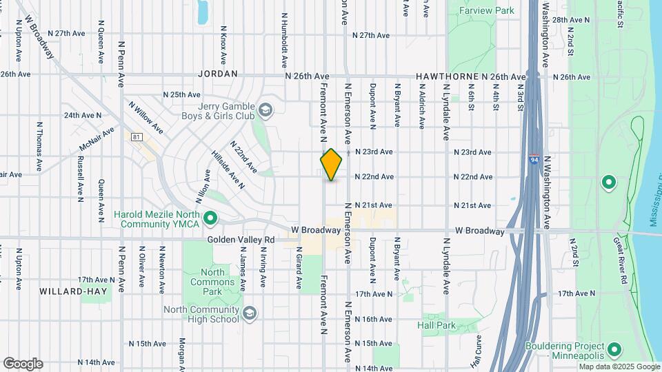 2124 Fremont Ave N Map and Location Details