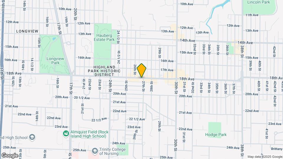 1808 27th St Map and Location Details