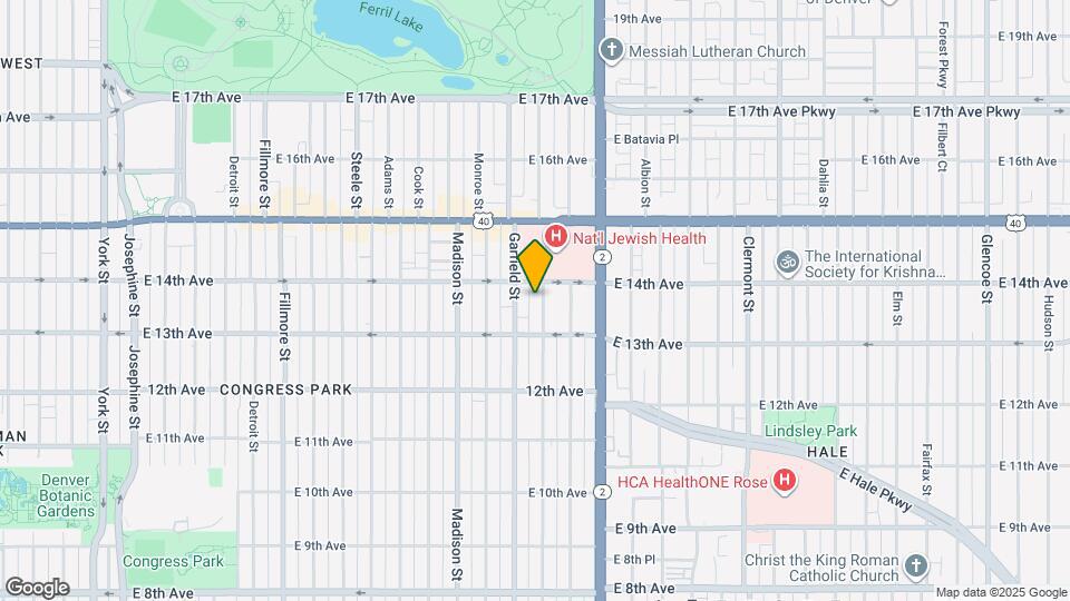 1361 Jackson St Map and Location Details