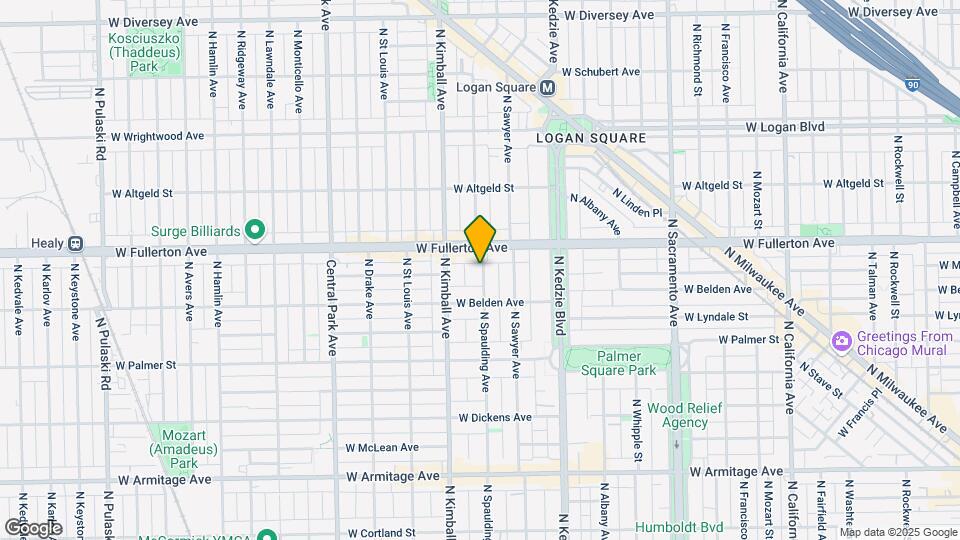 2336 N Spaulding Ave Map and Location Details