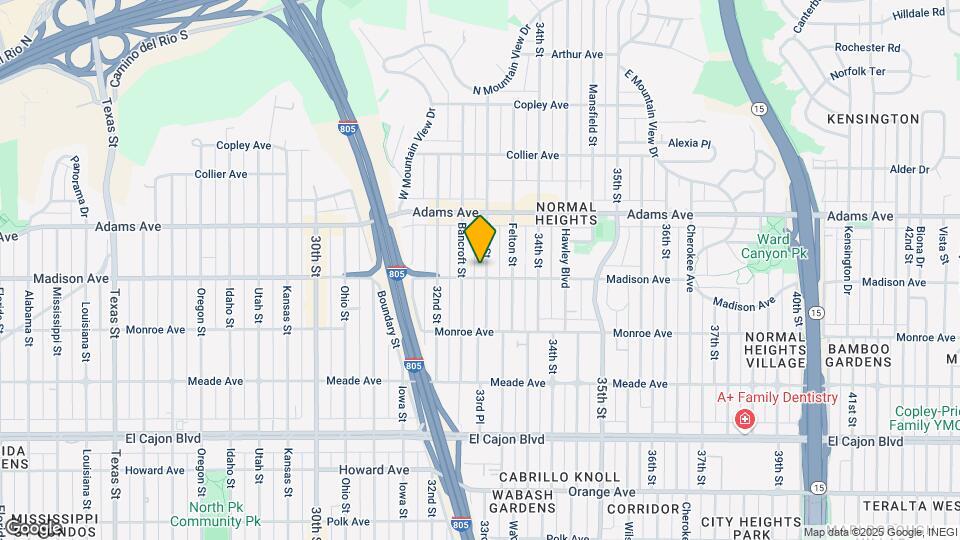 4608 33rd St Map and Location Details