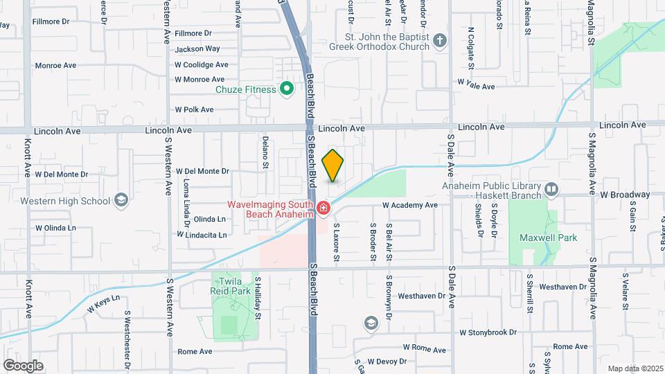 225 S Laxore St Map and Location Details
