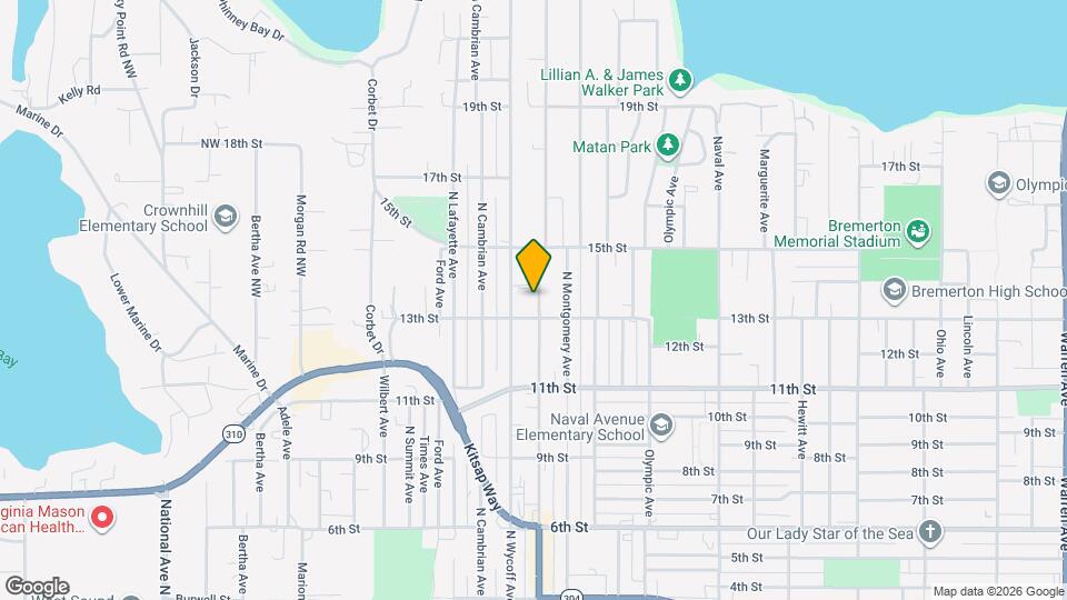 1309 N Callow Ave Map and Location Details