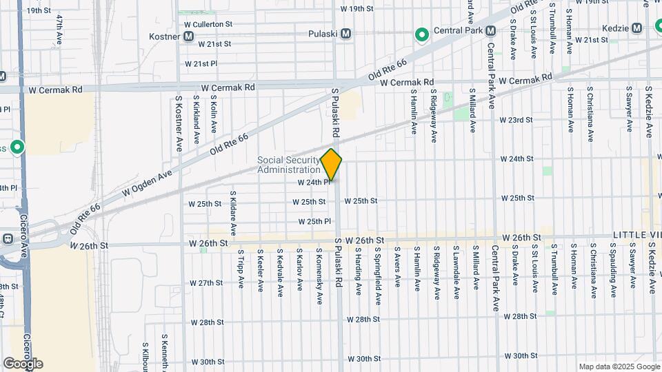 2434 S Pulaski Rd Mapa y Detalles de la Ubicación