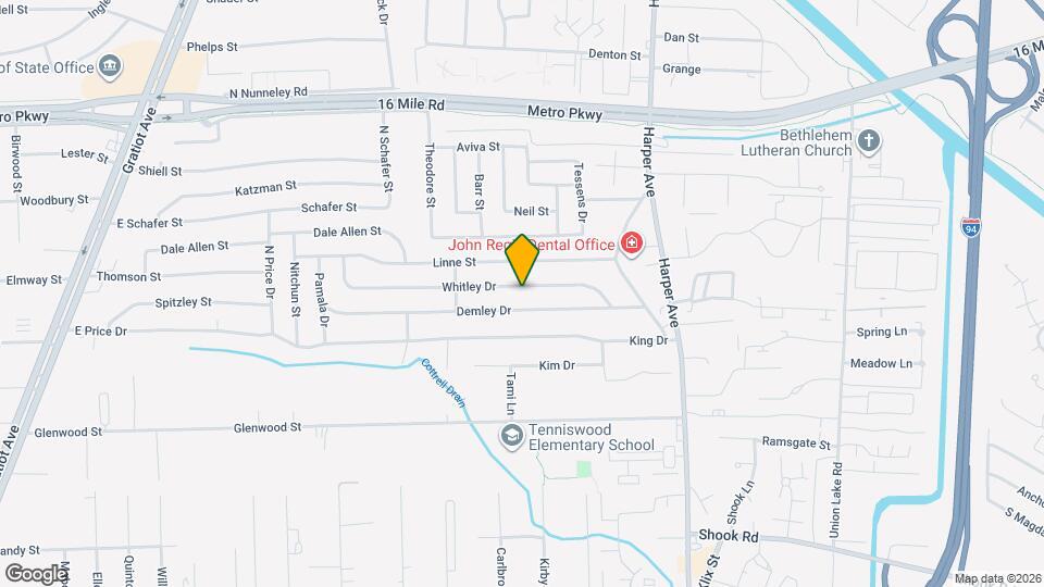 23654 Whitley Dr Map and Location Details