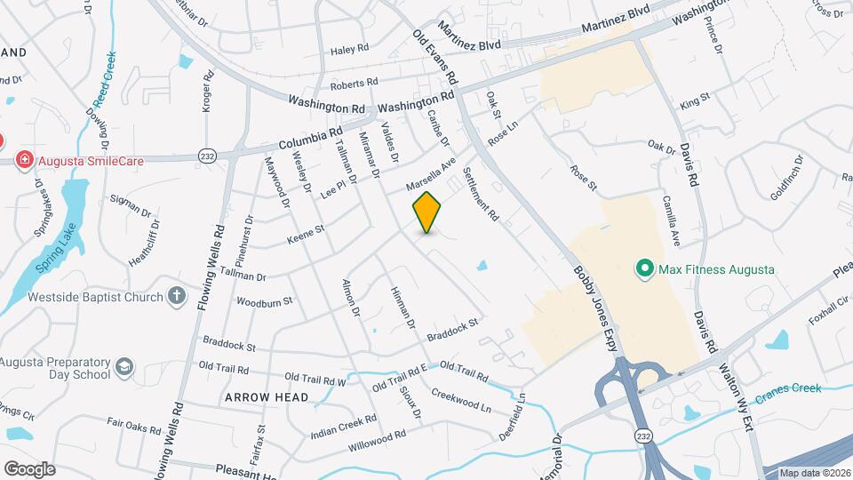 3924 Miramar Ct Map and Location Details