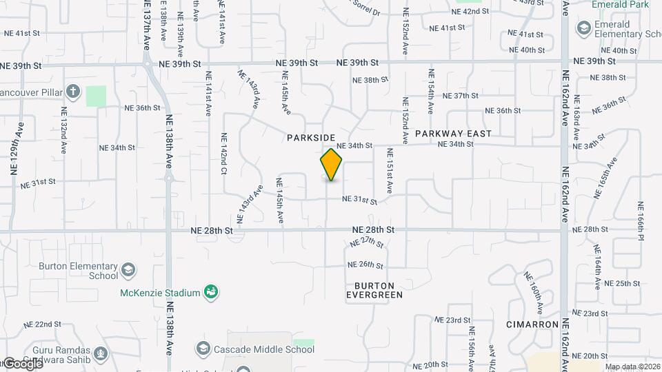 3107 NE 148th Ave Map and Location Details