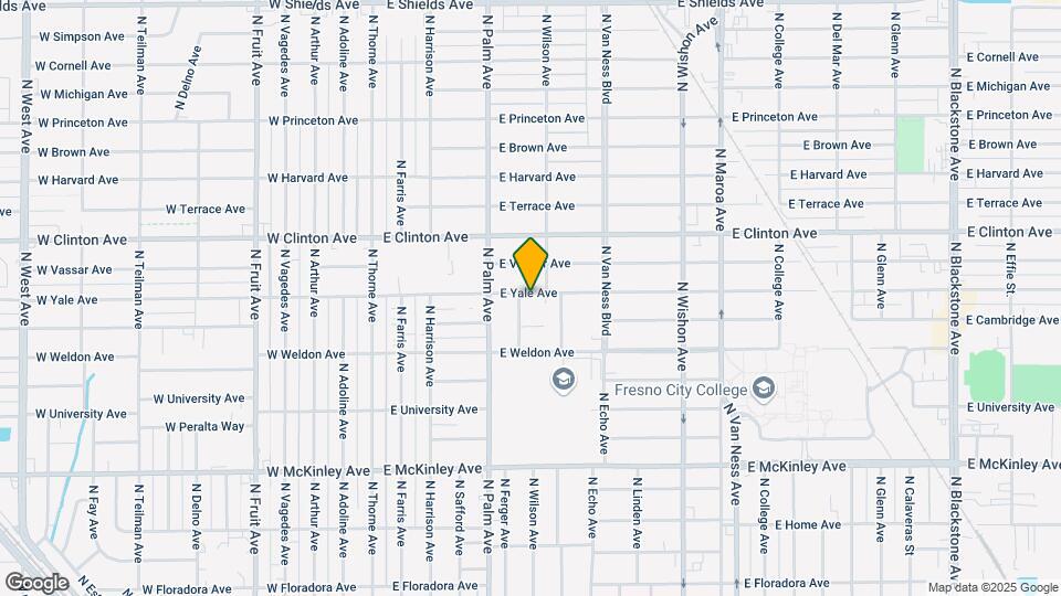 416 E Yale Ave Map and Location Details