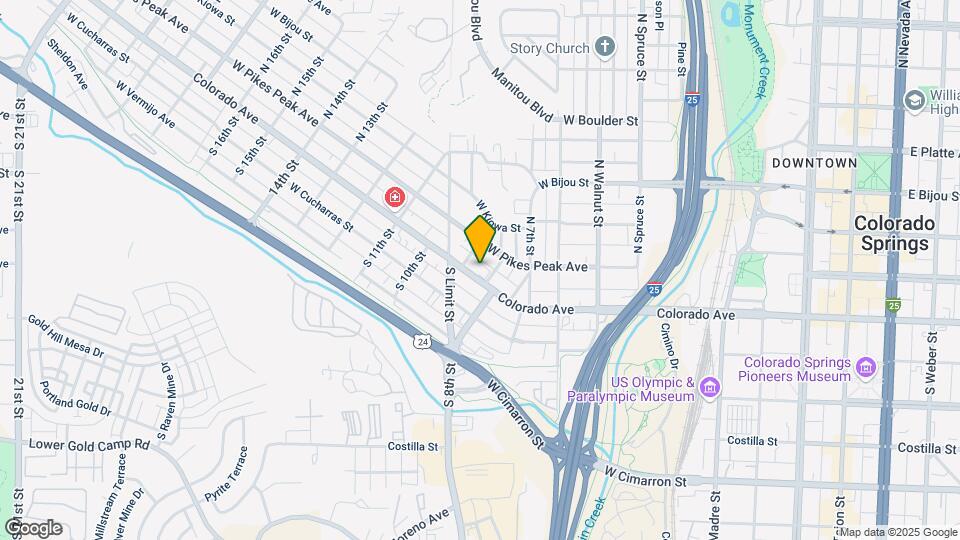 812 W Colorado Ave Map and Location Details