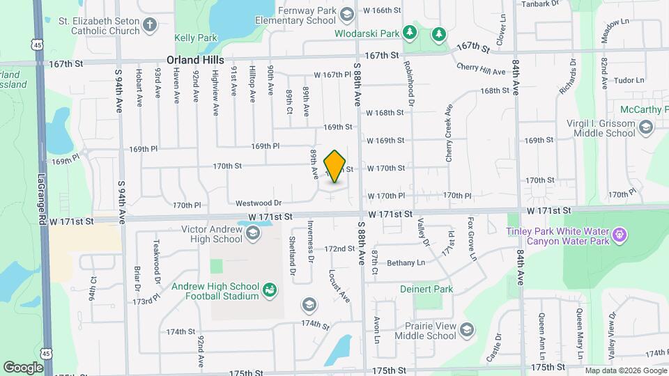 8840 Hickory Dr Map and Location Details
