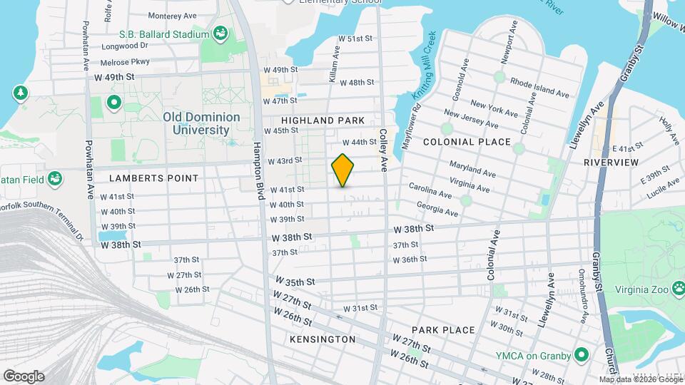 857 W 41st St Map and Location Details
