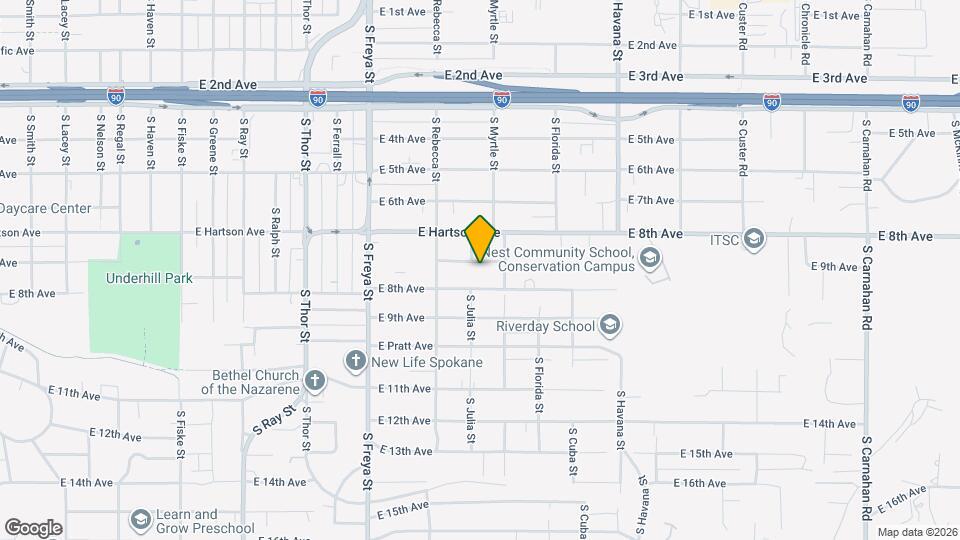 3908 E 7th Ave Map and Location Details