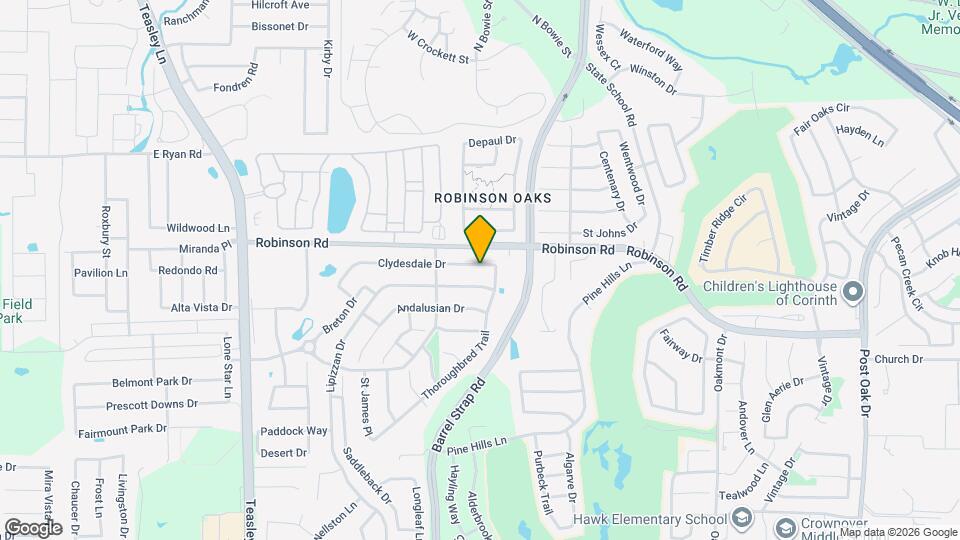 3608 Clydesdale Dr Map and Location Details