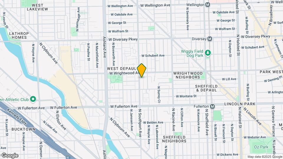 2535 N Southport Ave, Unit 4S Map and Location Details