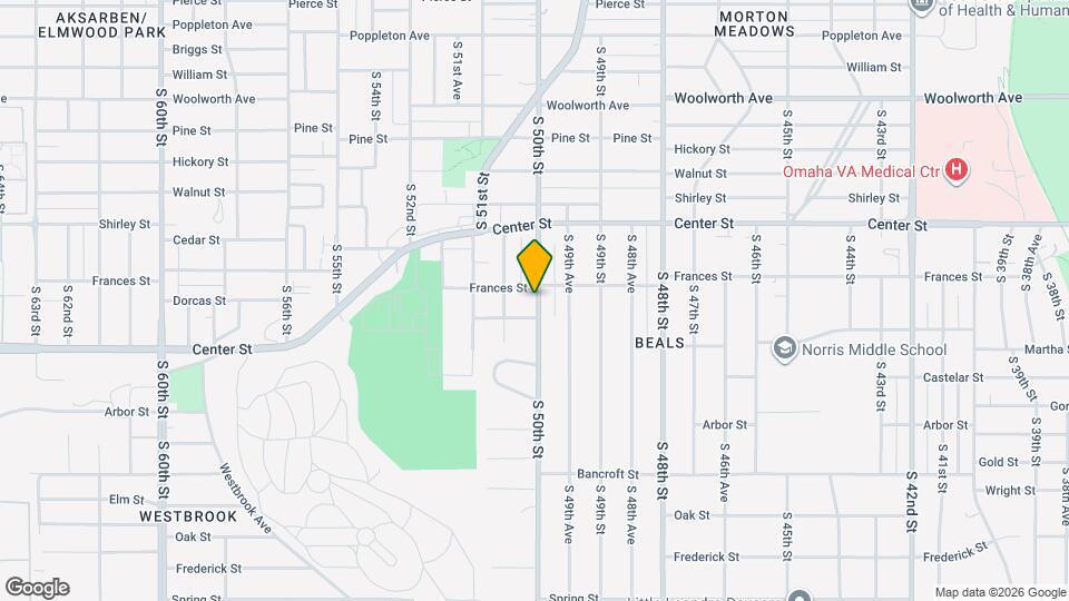 2110 S 50th St Map and Location Details