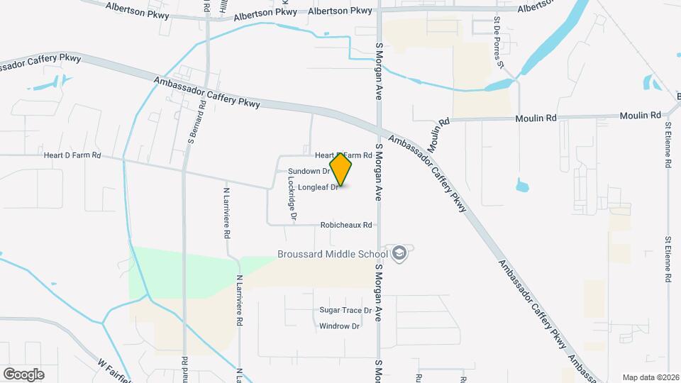 213 Longleaf Dr Map and Location Details