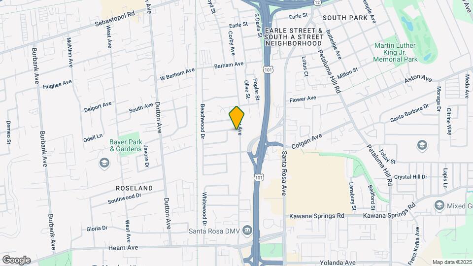 1603 Corby Ave Mapa y Detalles de la Ubicación
