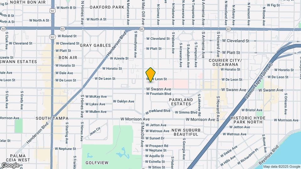 617 Swann Dr Map and Location Details