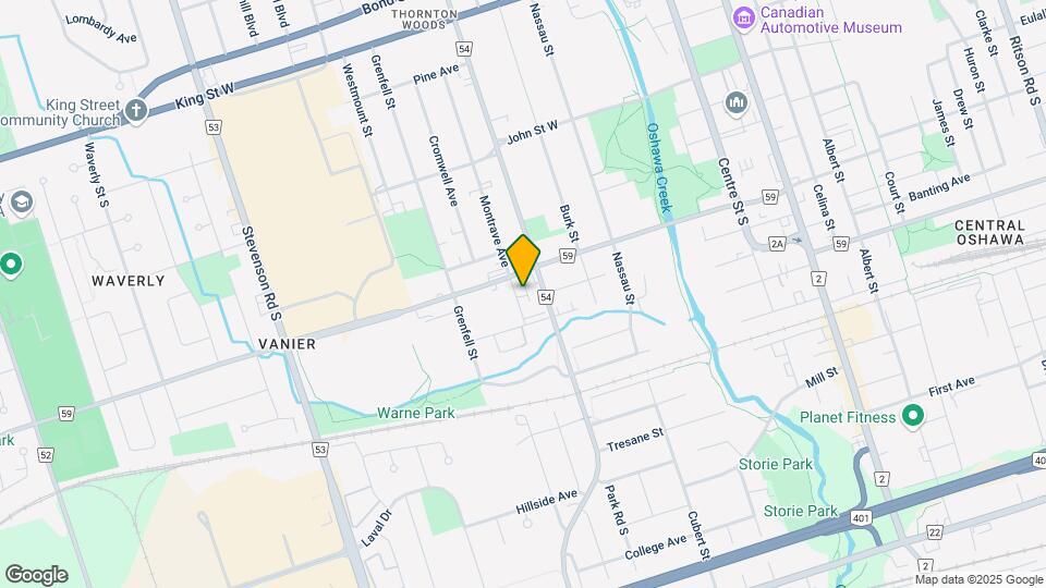 293 Montrave Ave Map and Location Details