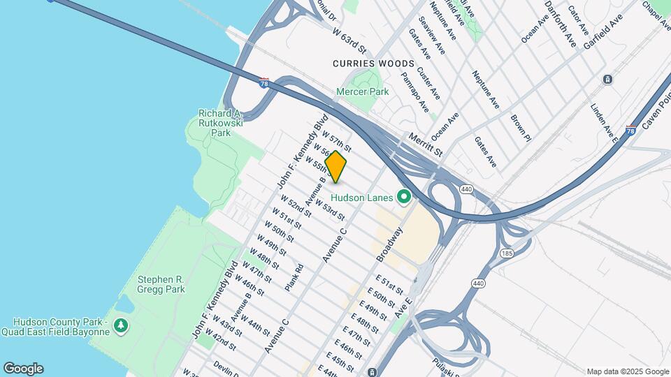 95 W 54th St Map and Location Details