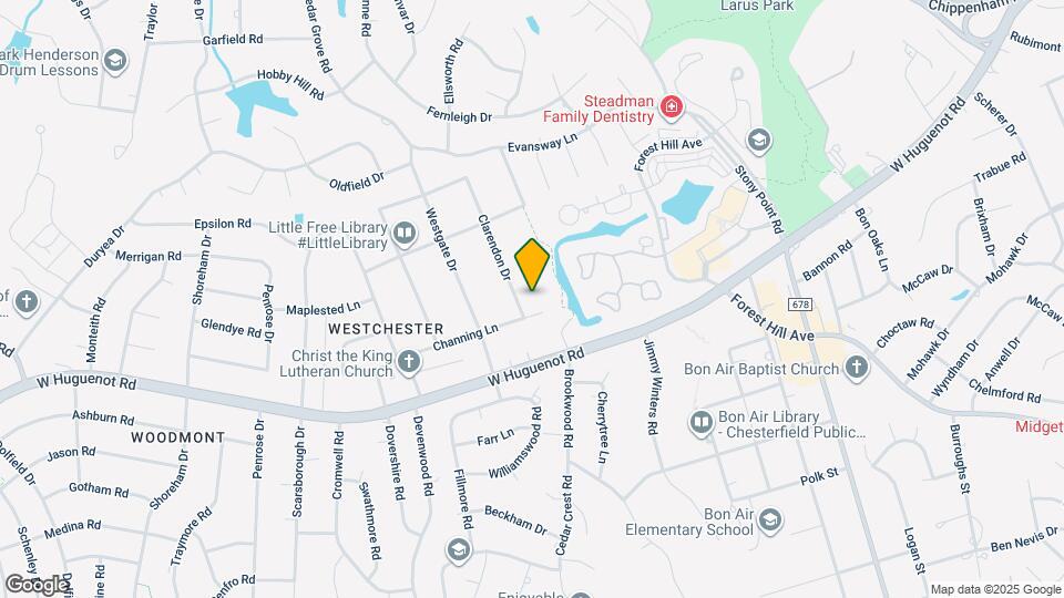 2813 Clarendon Dr Mapa y Detalles de la Ubicación