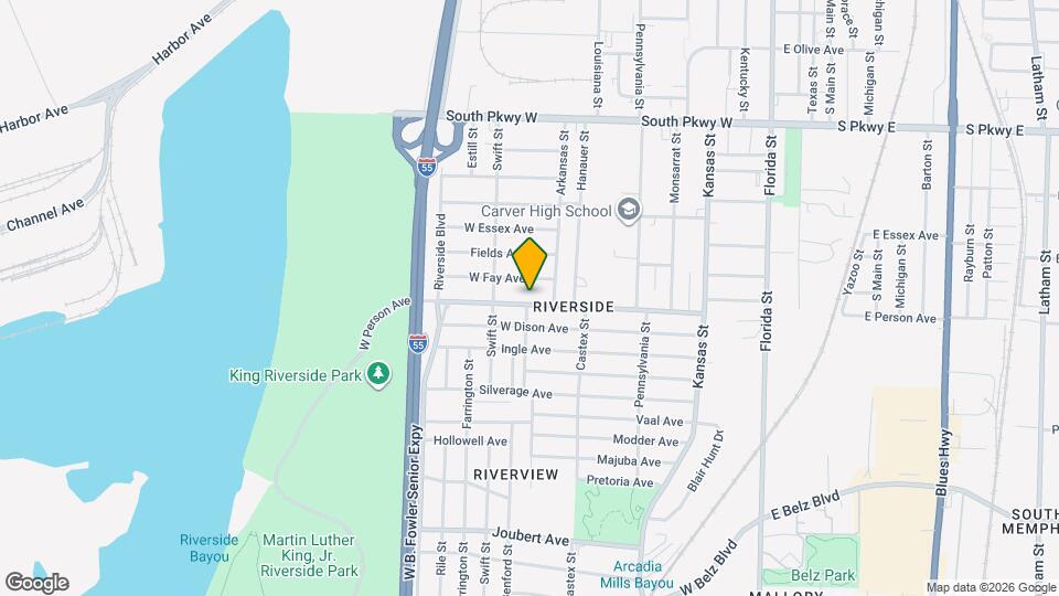 276 W Person Ave Map and Location Details