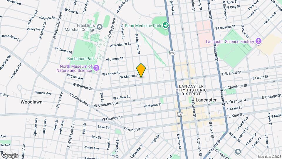 320 N Charlotte St Map and Location Details